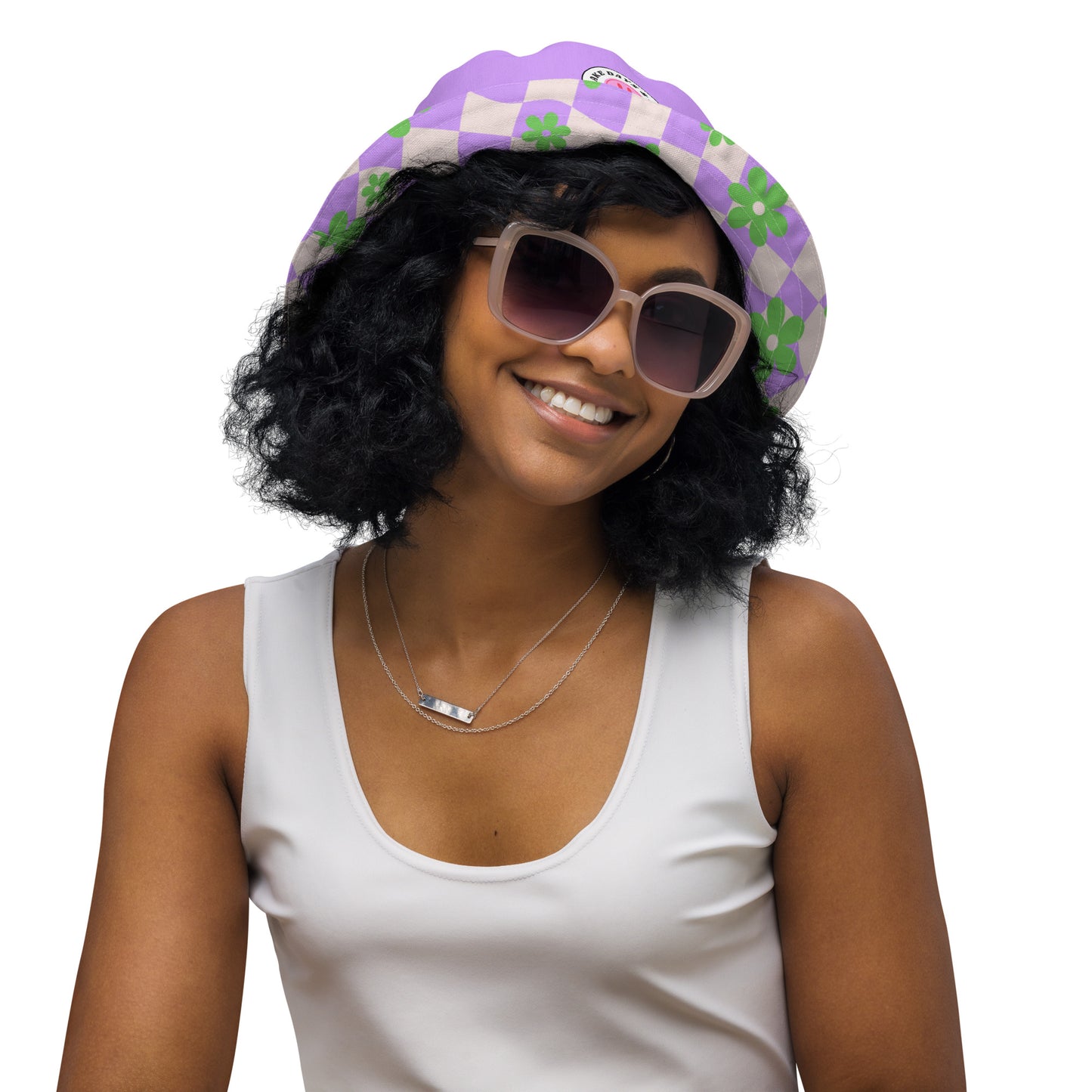 Flower Power Reversible bucket hat