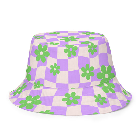 Flower Power Reversible bucket hat