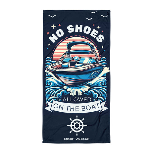 No Shoes Nautical Towel