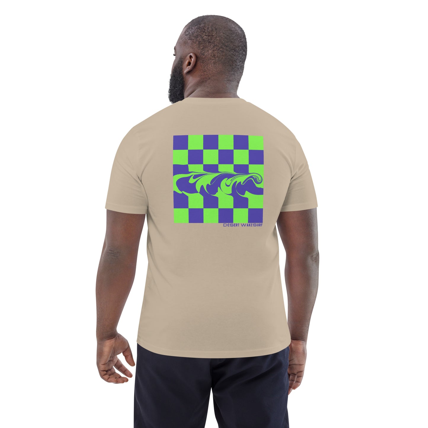 Waves in Check Men's T-shirt