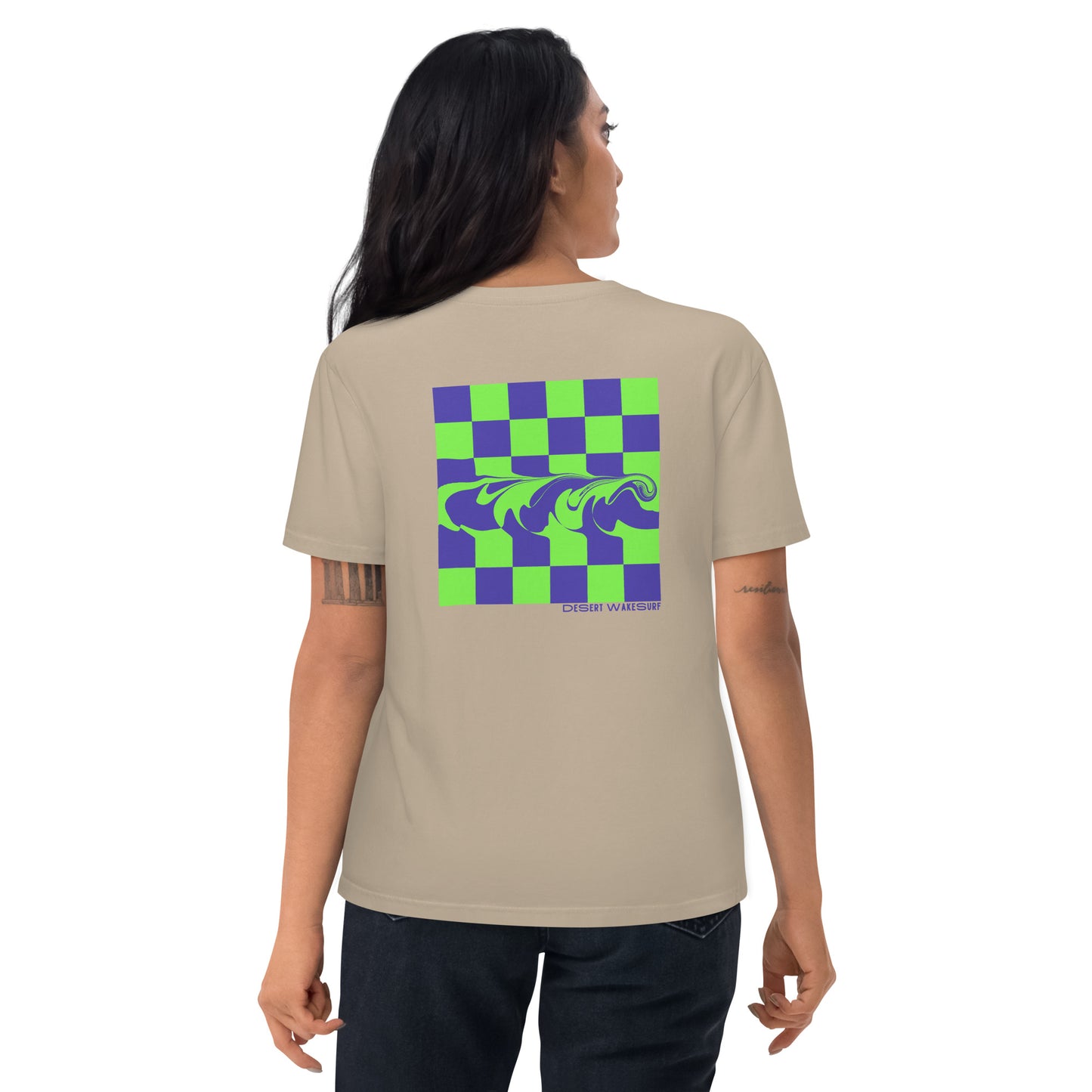 Waves in Check Women's T-shirt