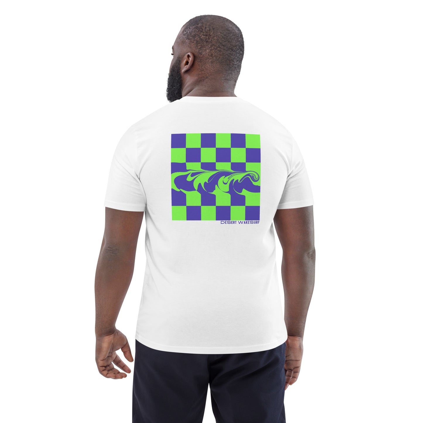 Waves in Check Men's T-shirt