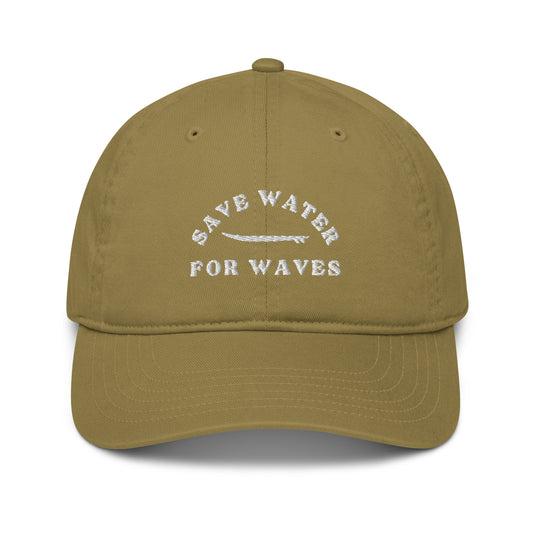 Save Water Organic Dad Hat